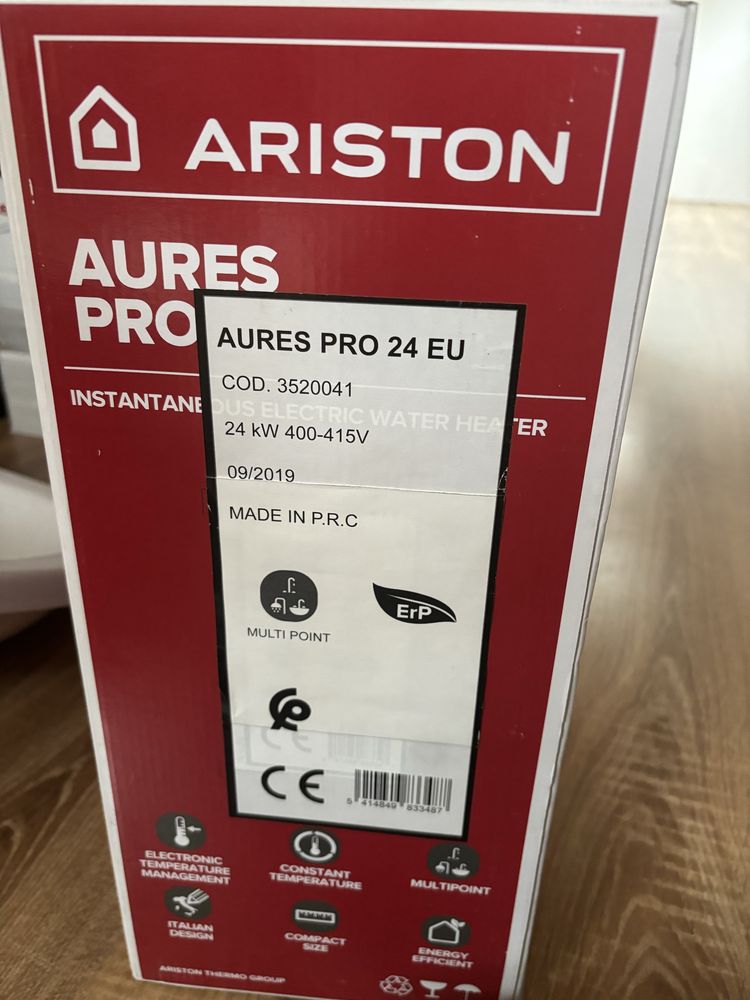 Ogrzewacz elektryczny ariston Aures pro 24 kW 400-415V