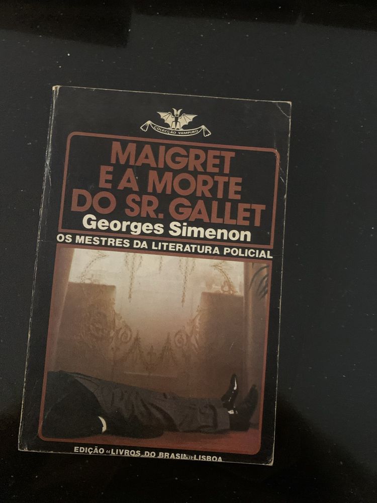 Livro - Maigret e a Morte do Sr. Gallet