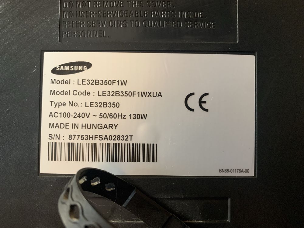 Телевiзор Samsung LE32B350F1WXUA