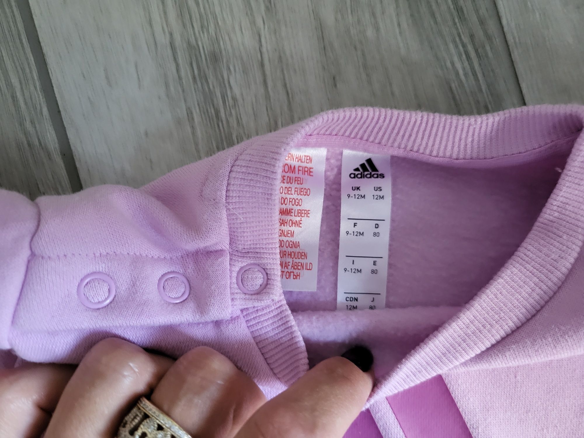 Adidas dres dla dziewczynki roz 80 orginalny polecam