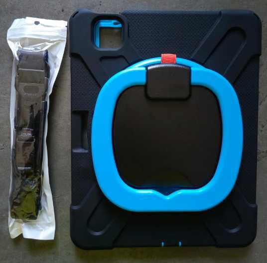 Etui Case Pancerne Do iPad Pro 12,9 Cala 2018/2020 Czarny niebieski