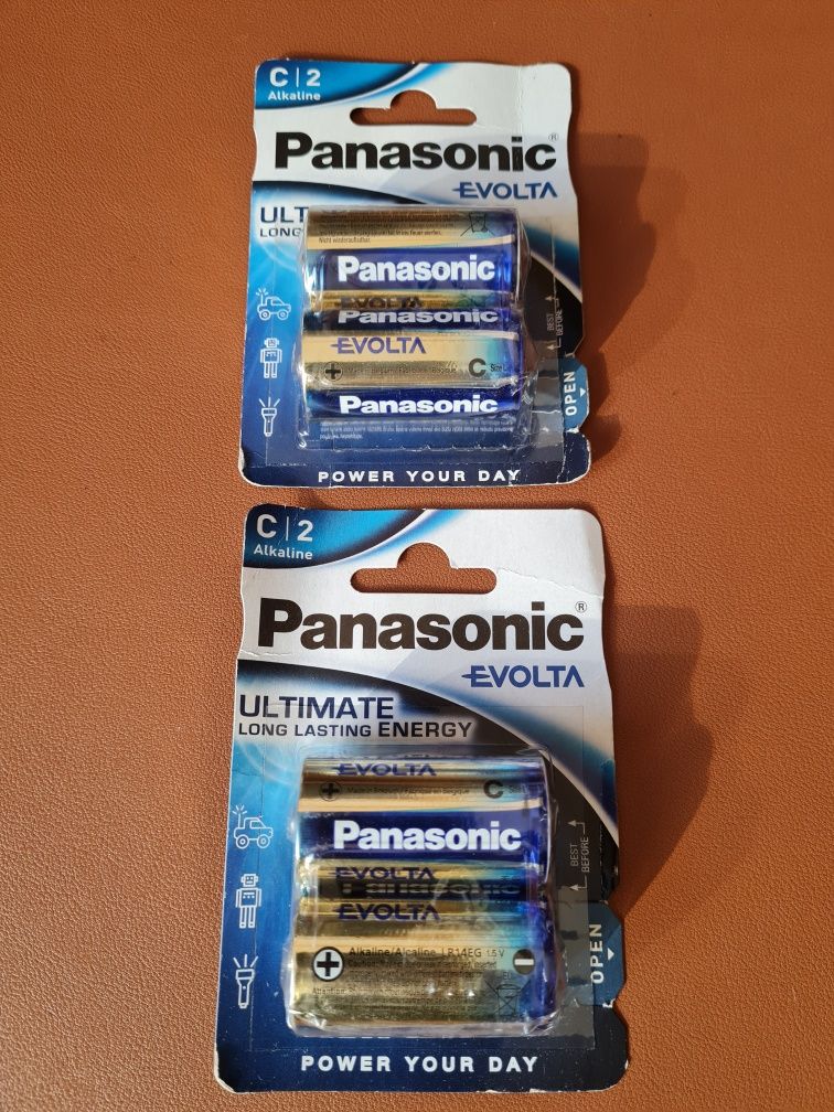 Baterie alkaliczne typ C LR14 1.5V Panasonic Evolta Ultimate Long Last