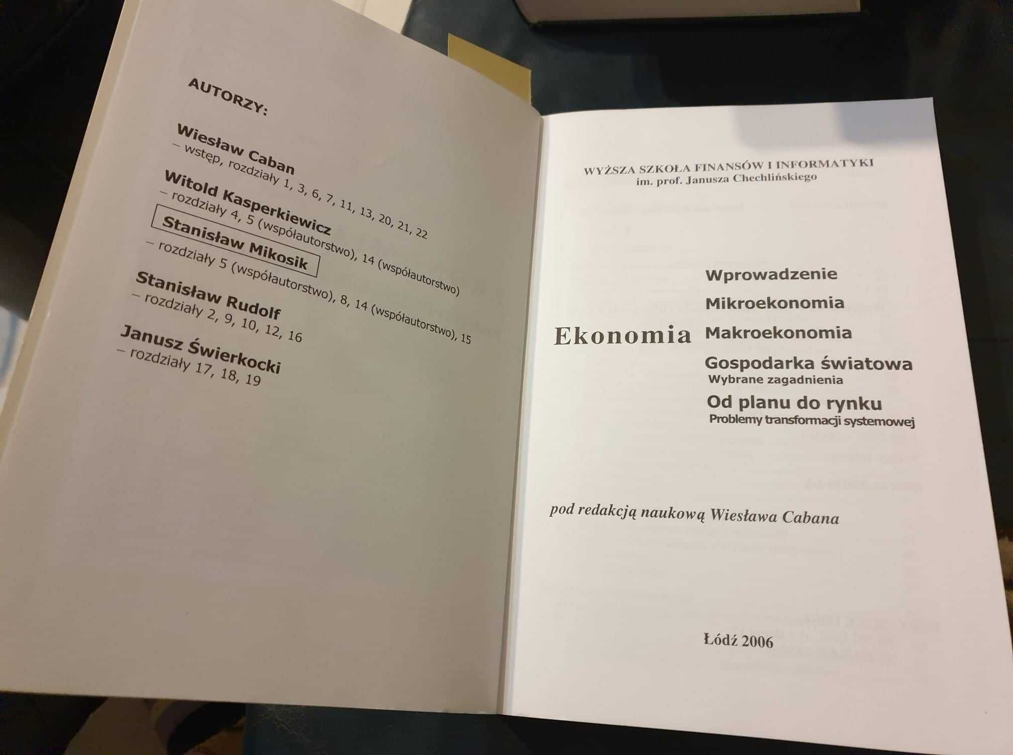 Ekonomia. Podręcznik dla studiów wyższych