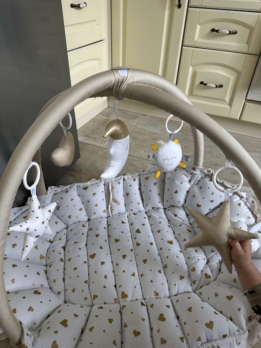 Дитячий розвиваючий килимок-кокон гніздечко 2/1