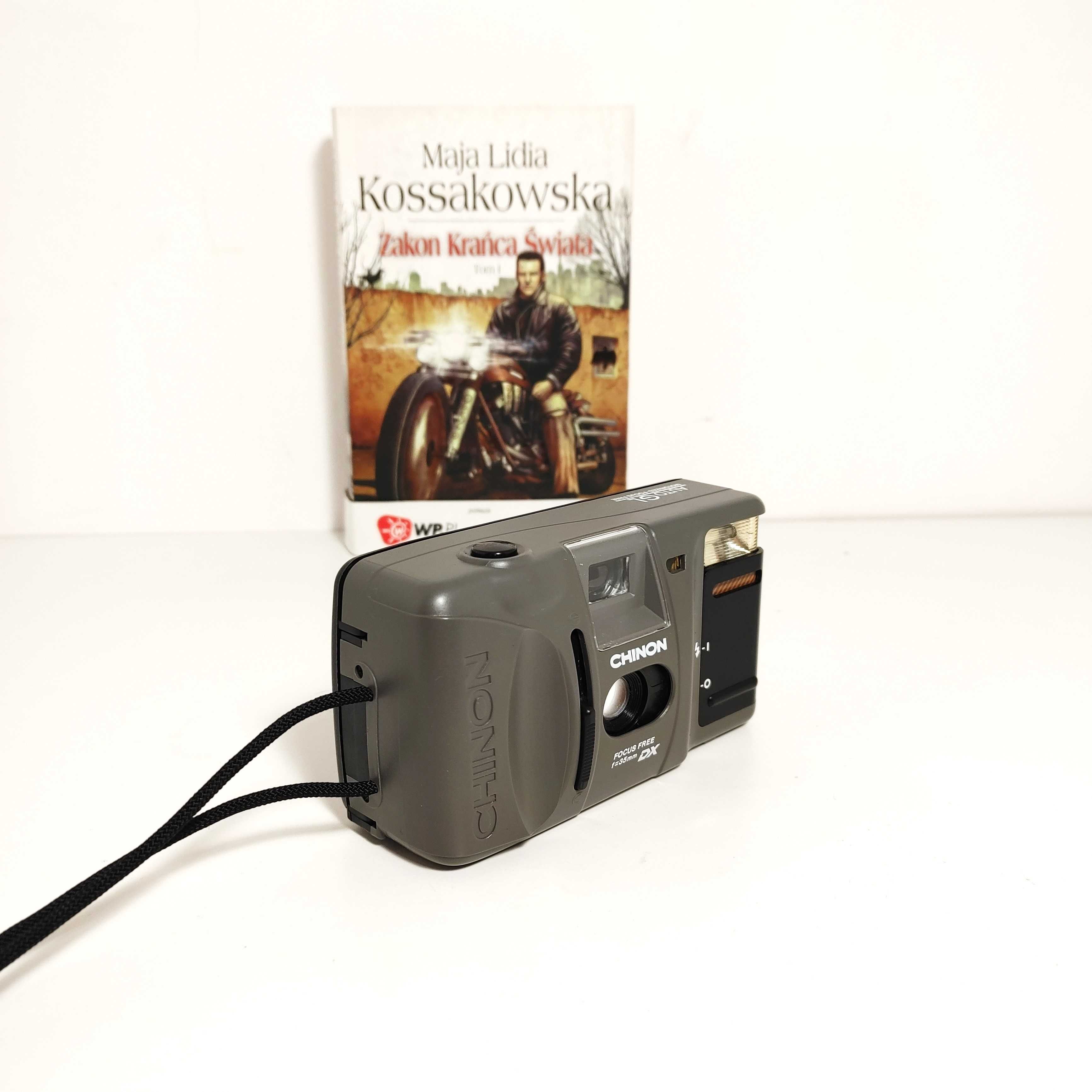 Bardzo ładny analogowy aparat fotograficzny CHINON Auto GL  35 mm z DX