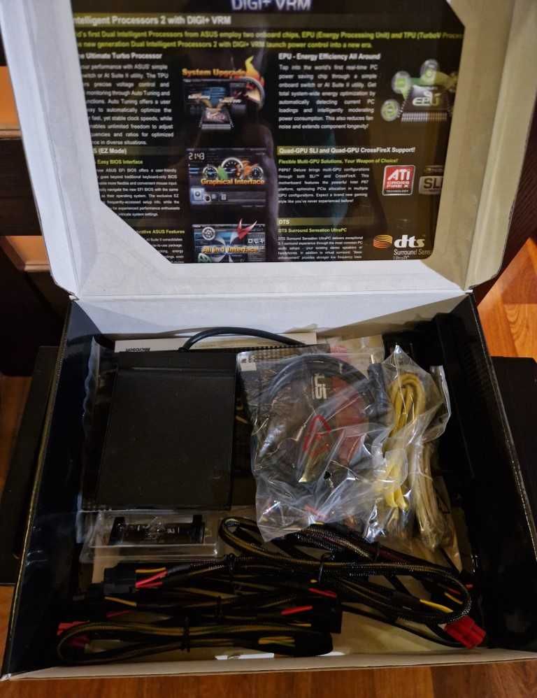 Komputer TOP podzespoły i5 Asus P8P67 Deluxe RX550 Corsair 32GB Antec