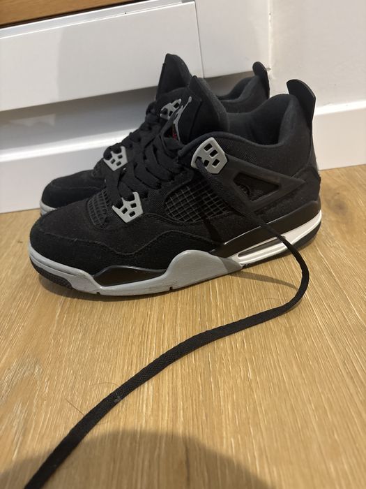 Jordan 4 black canvas