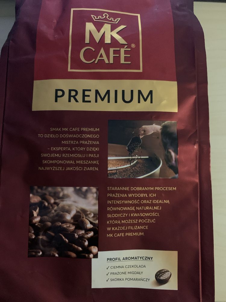 MK Café Premium 1kg – intensywny smak i aromat, klasyka od MK