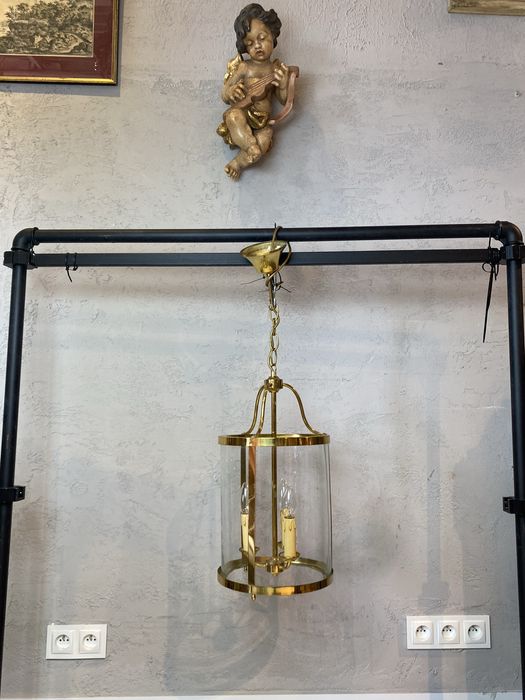 Francuska Lampa Latarnia w stylu Hollyeood Regency