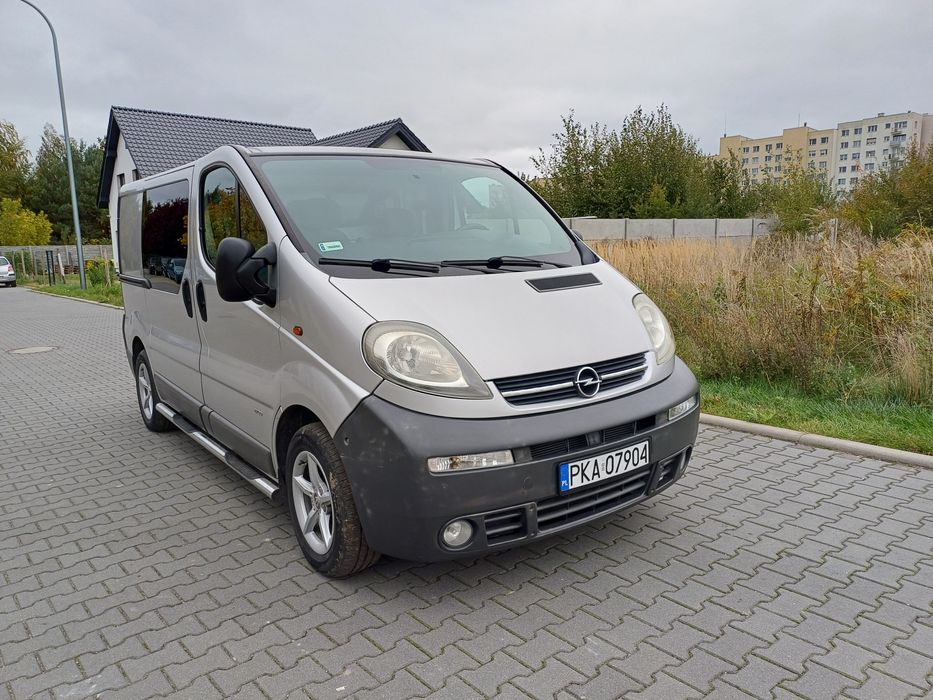 SUPER STAN!!Opel Vivaro 2.5d.KLIMA, ALUSY.Silny,Sprawny i Zadbany.HAK.