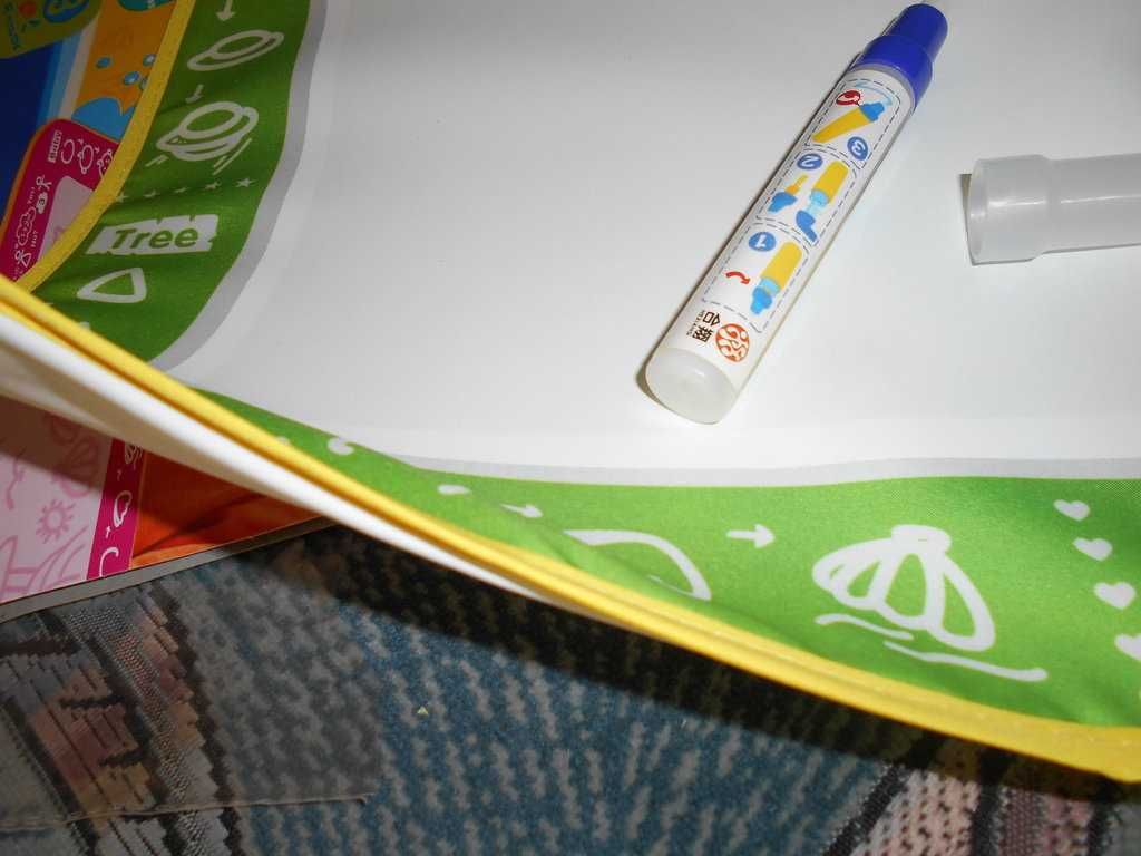 Аква коврик акваковрик тканевый рисование водой с маркером детский