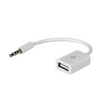 Akyga Adapter Z Kablem Ak-Ad-24 Usb A (F) / Mini Jack (M) 15Cm