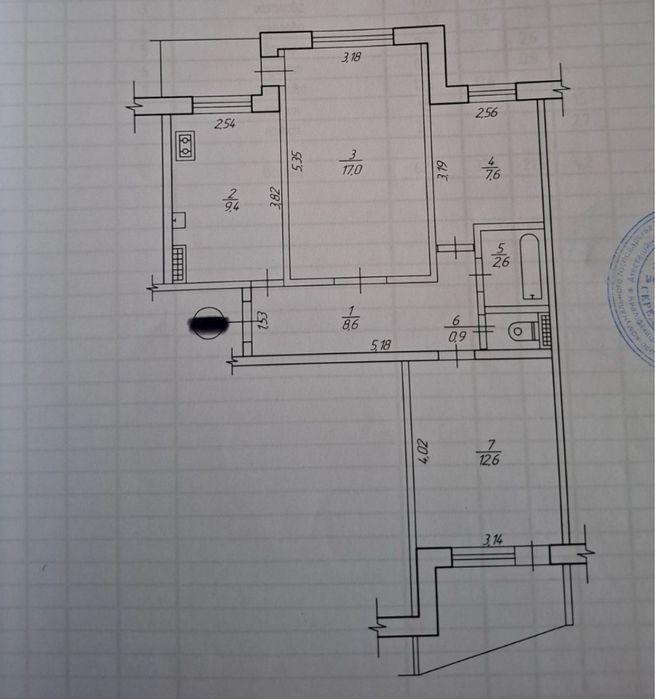 Продам 3 кім кв Автовокзал під ремонт