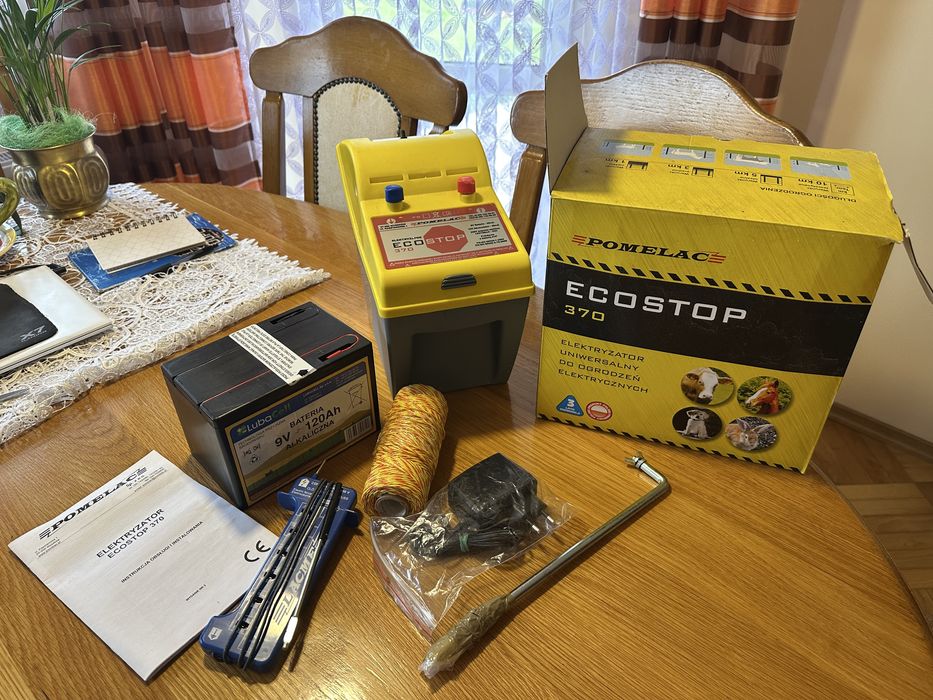 Nowy Elektryzator Ecostop 370 ( pastuch )