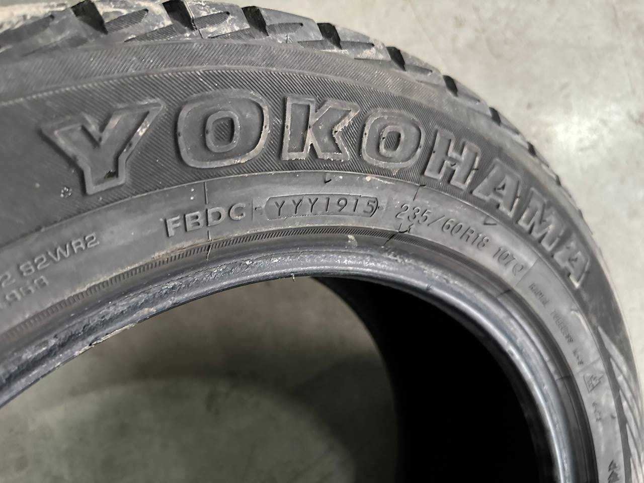 Зимові шини 235/60 r18 Yokohama  резина зимняя Йокогама