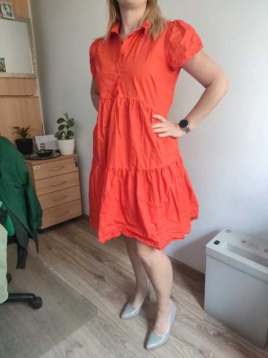 sukienka bawełniana rozm. XL firmy Reserved