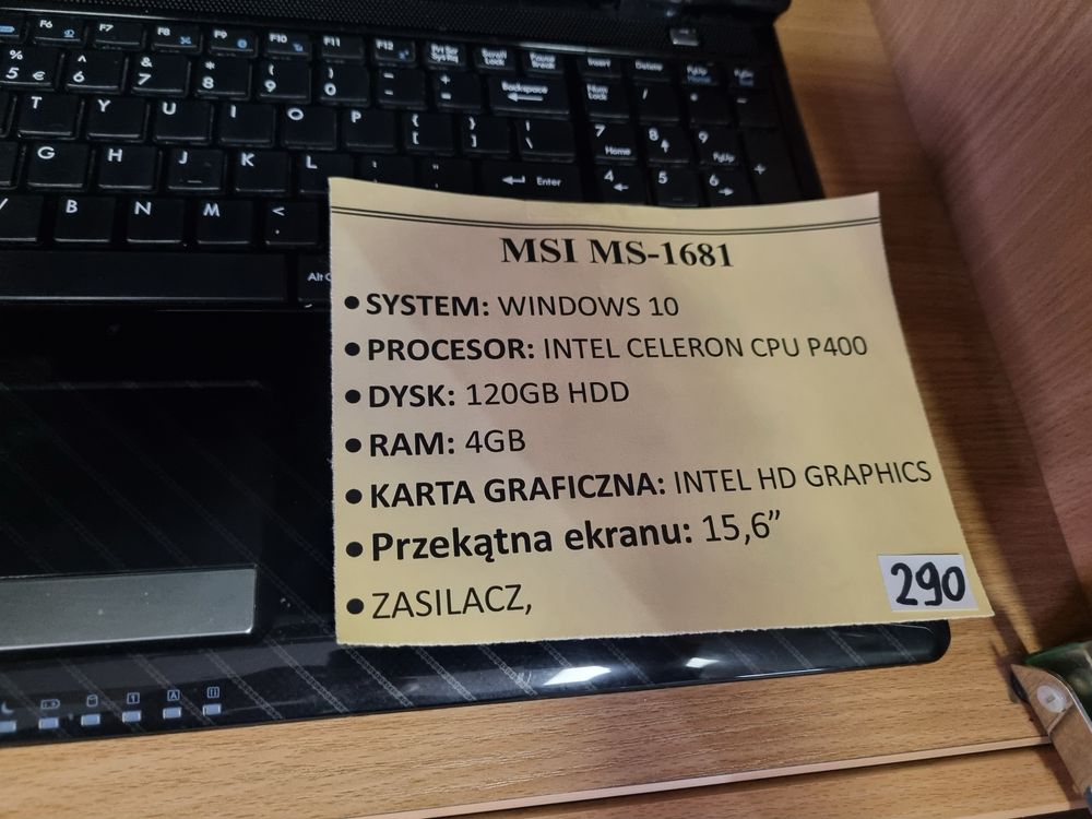 Laptop MSI MS-1681