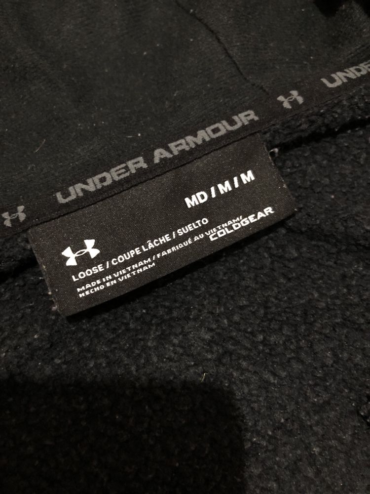 UA UNDER ARMOUR (M) Zip-Hoodie мужской худи на фоисе зип кофта оригина