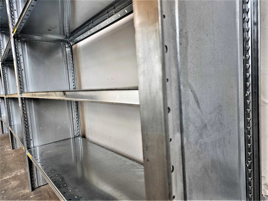 Regał Magazynowy 40x230x393/18p Metalowy Półkowy Ocynk Garaż Warsztat