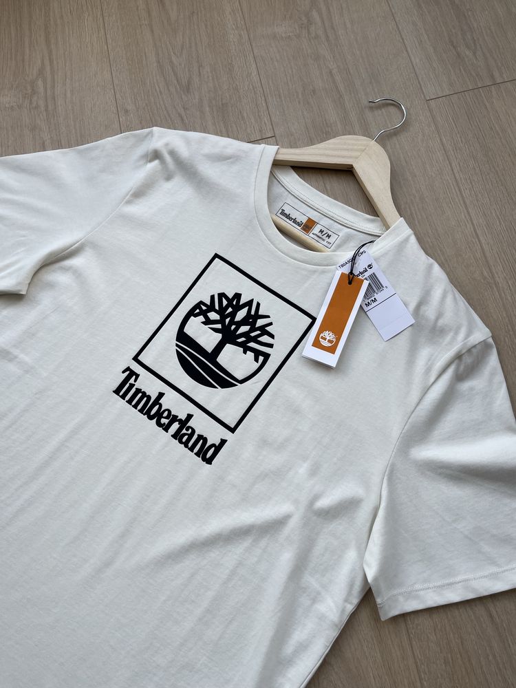 Оригінал Timberland (L,XL,2XL) Box Logo Футболка Нова Чоловіча Новая