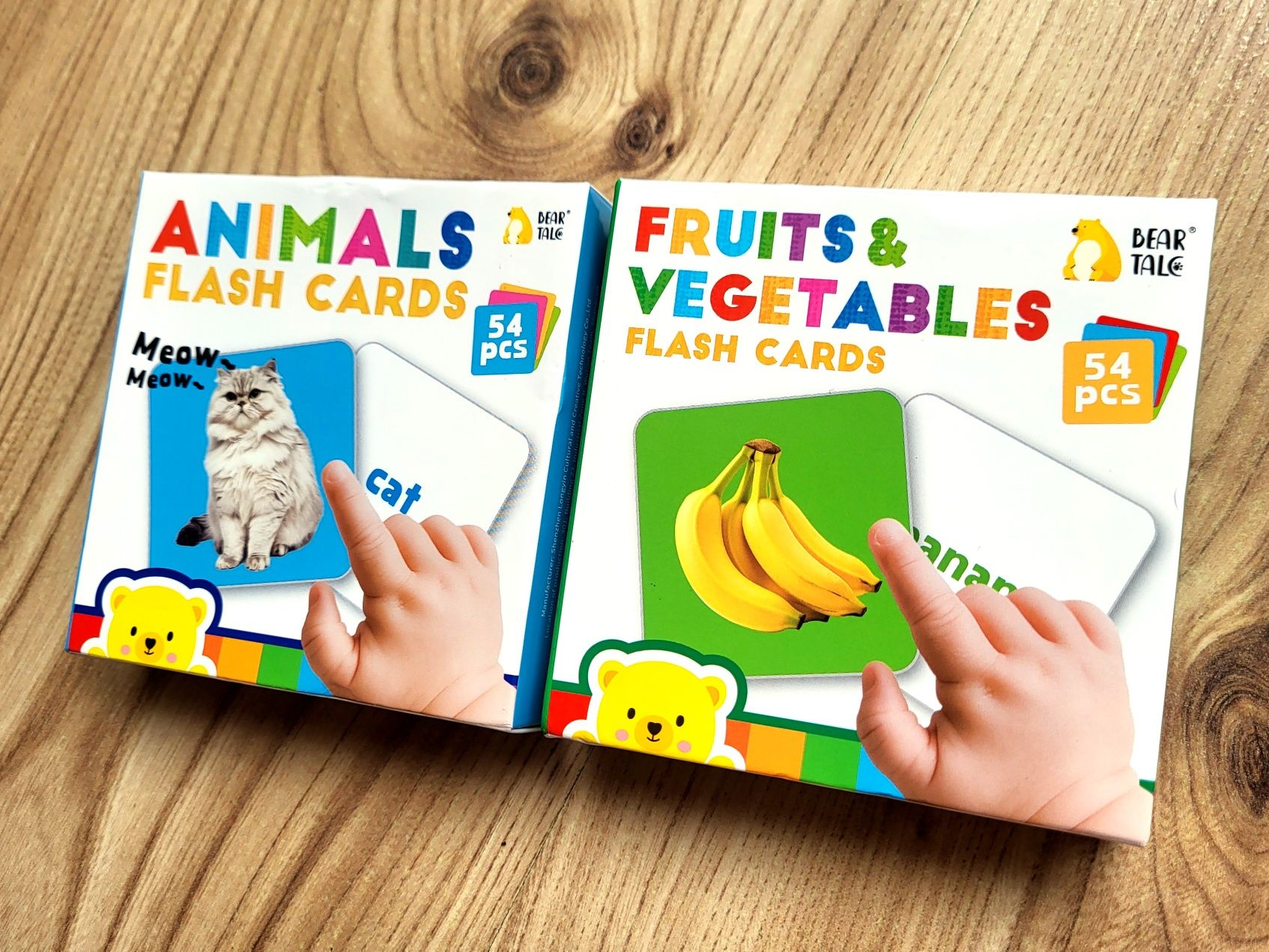 Fruits & Vegetables Flash Cards karty obrazkowe fiszki po angielsku