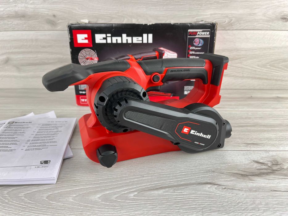 Шліфмашина стрічкова акумуляторна Einhell TP-BS 18/457 Li 18В тушка бу
