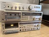 Klasyczny - Magnetofon Dual C822 - amplituner z magnetofonem kasetowym