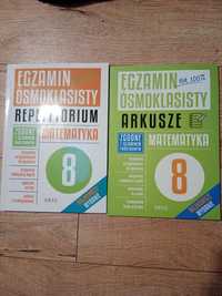 Repetytorium i arkusze egzaminacyjne z matematyki 8 klasa