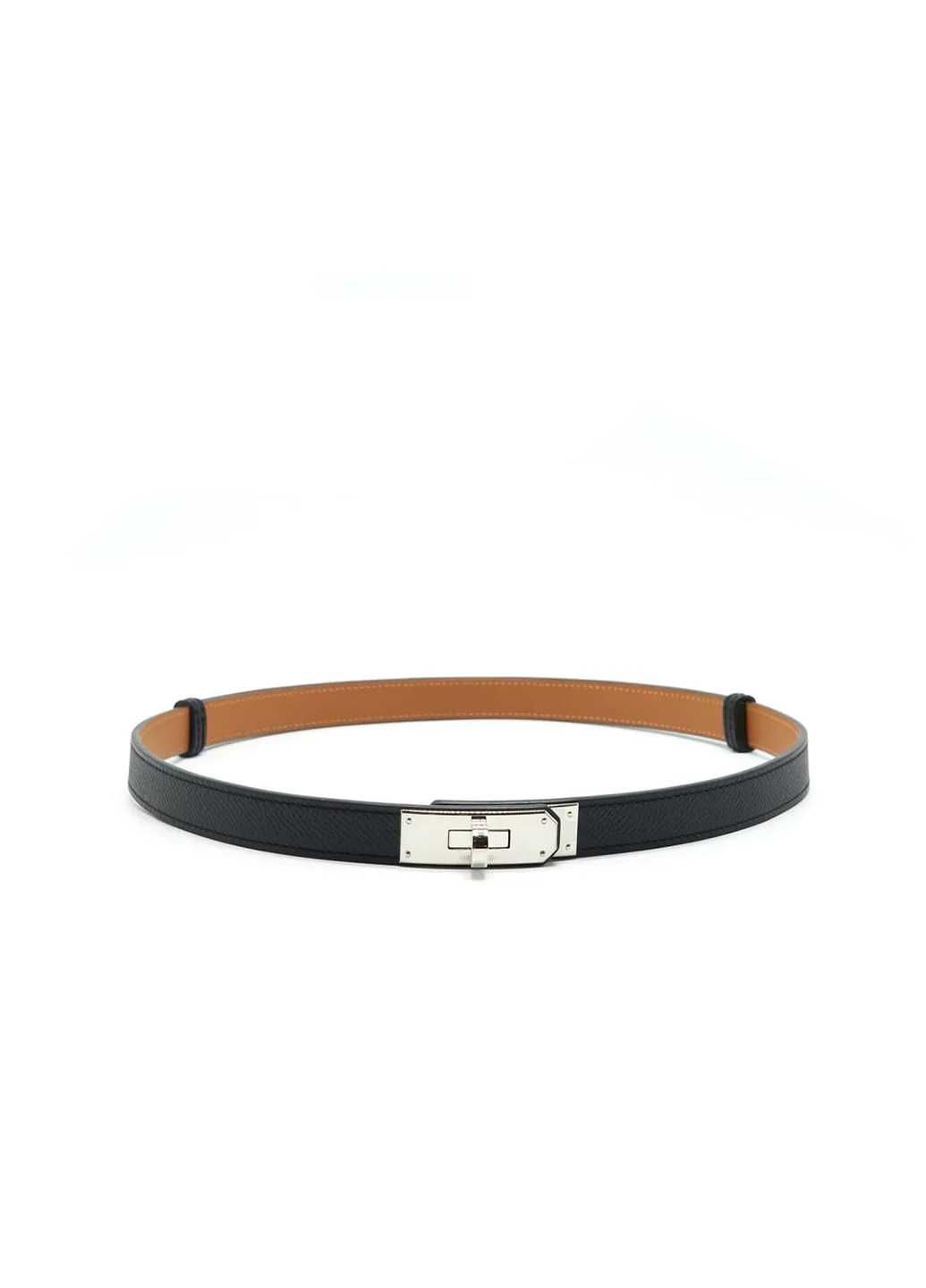 Ремінь Kelly 18 Belt Noir Silver Buckle
