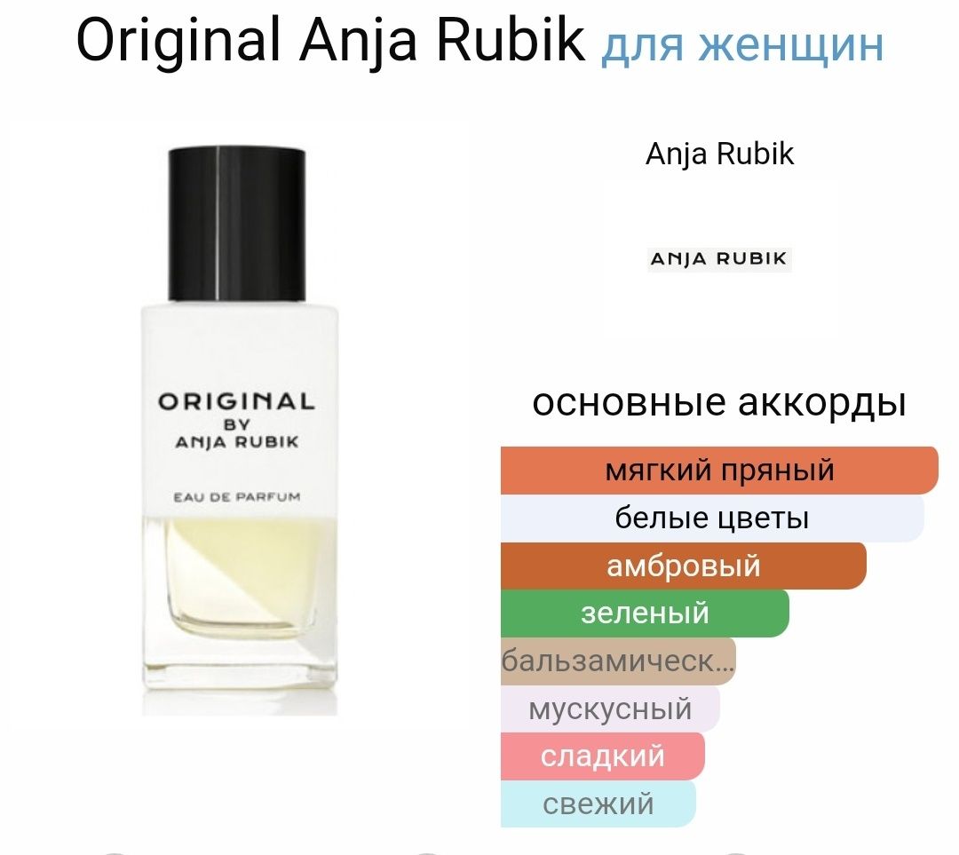 Женский парфюм ORIGINAL by Anja Rubik