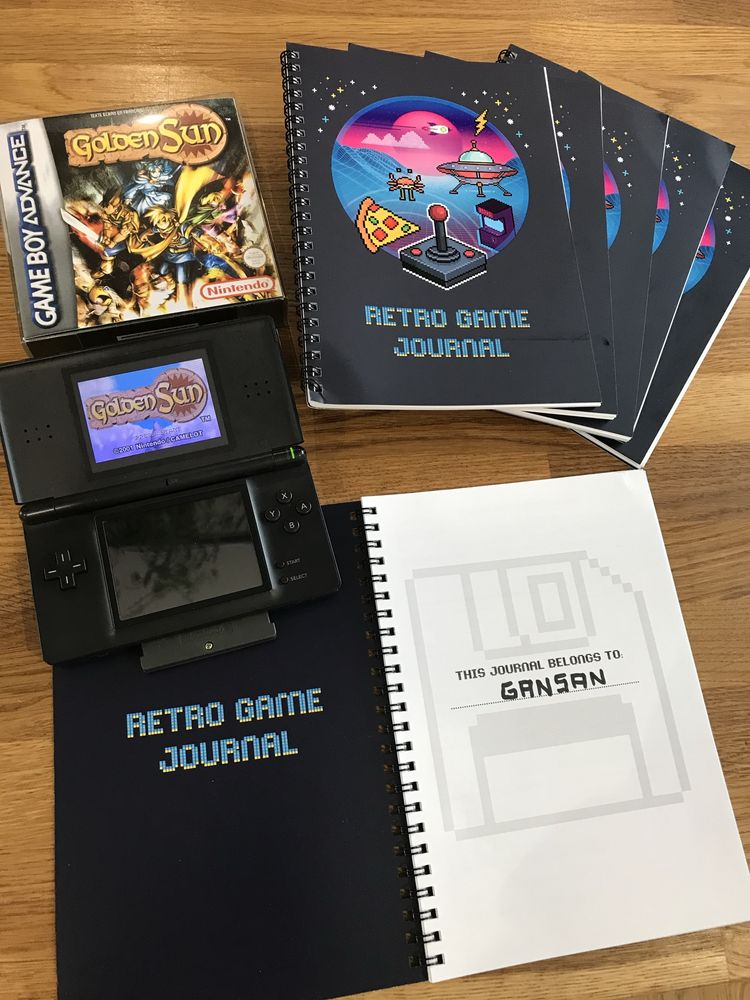 Retro Game Journal Prezent dla Gracza Pamiętnik Gry Konsole
