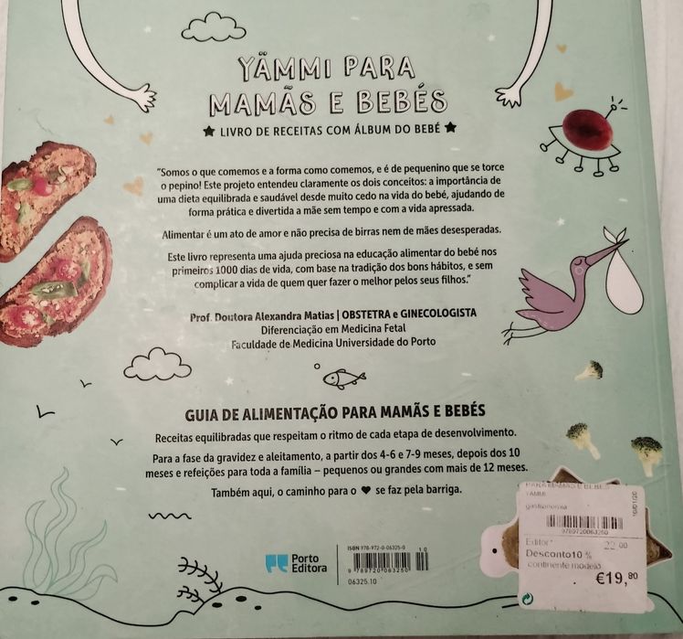 Livro receitas bebé Yammi