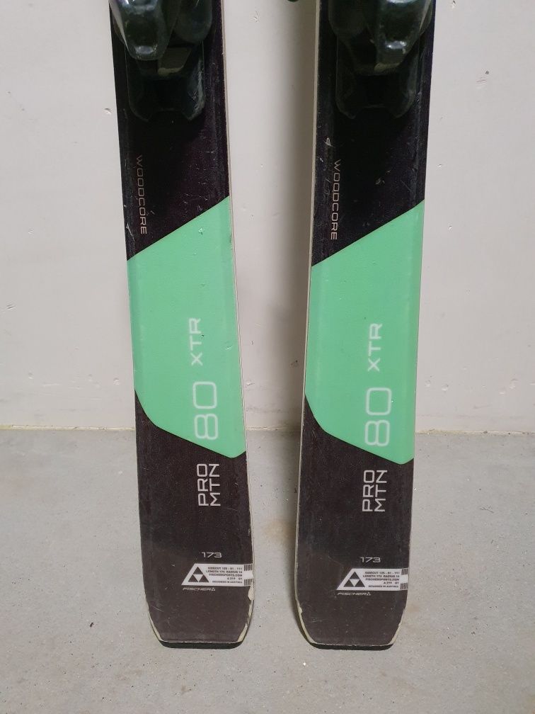 Narty FISCHER PRO MTN 80 XTR 173 zapięcia 10 RS