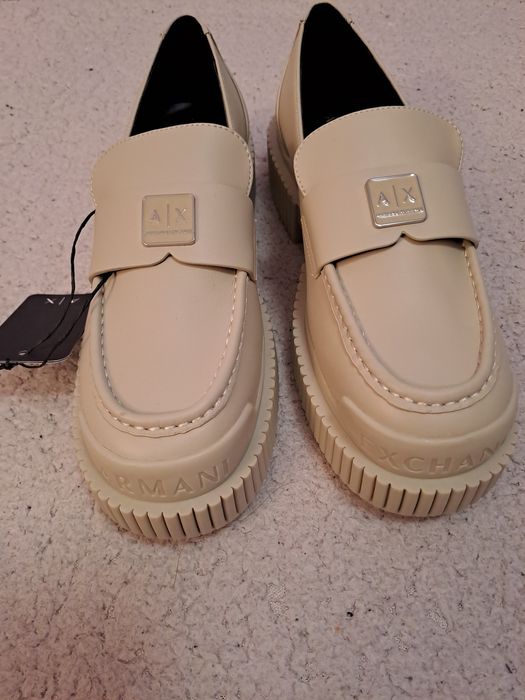 Шкіряні туфлі, мокасини Armani Exchange