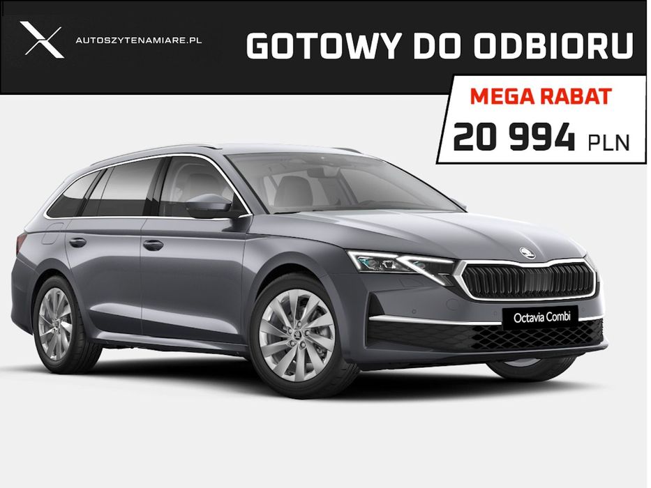 Skoda Octavia Combii Edition 130, dostępna od ręki, 1.5TSI, 150KM, DSG