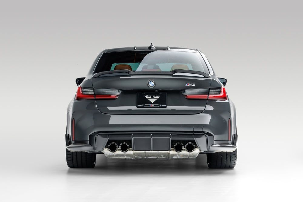 BMW G30 Lotka Spoiler Dokładka V Style Tylna Czarny Połysk