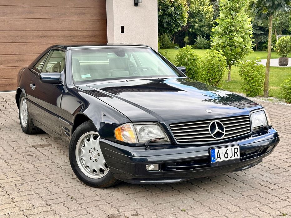 Mercedes-Benz SL / 5.0 V8 320 KM / Cabrio / Sztywny Hardtop / USA / VAT 23% /