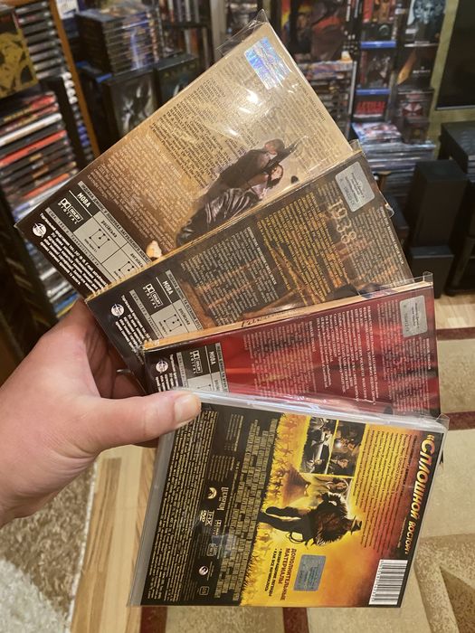 Індіана Джонс 1-4 Двд Ліцензія