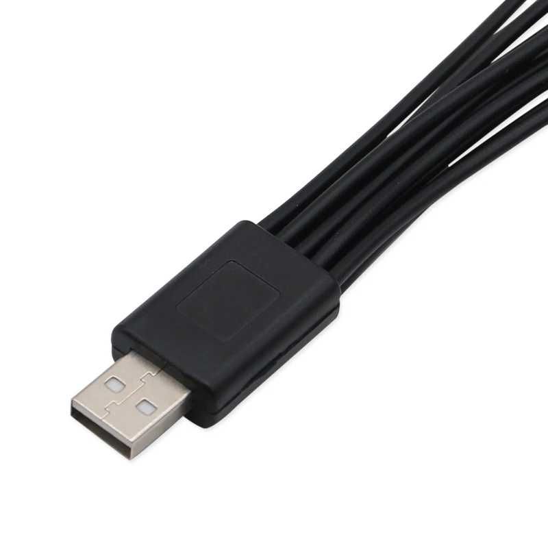 10 w 1. Uniwersalny kabel USB do ładowarki telefonu komórkowego.