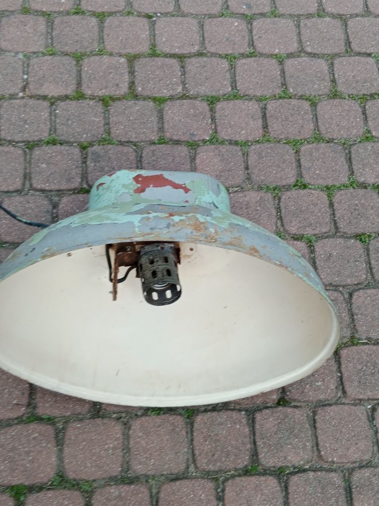 Lampa przemysłowa PRL
