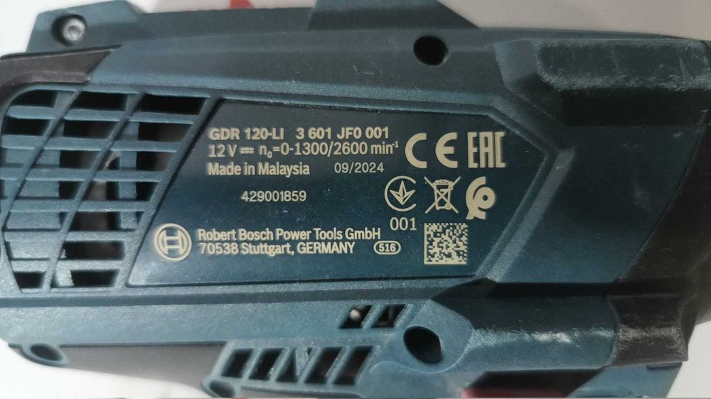 Zakrętarka udarowa BOSCH Professional  GDR 120-LI