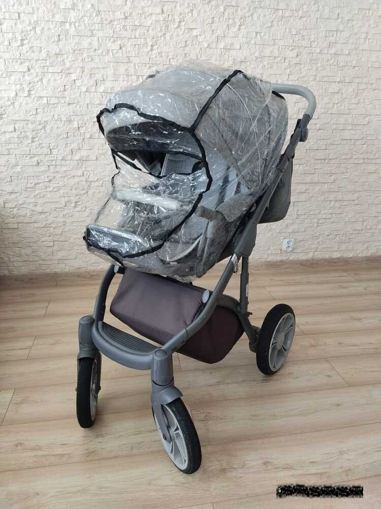 Wózek dziecięcy 2w1 ROAN Bass Soft + śpiworek + parasolka.