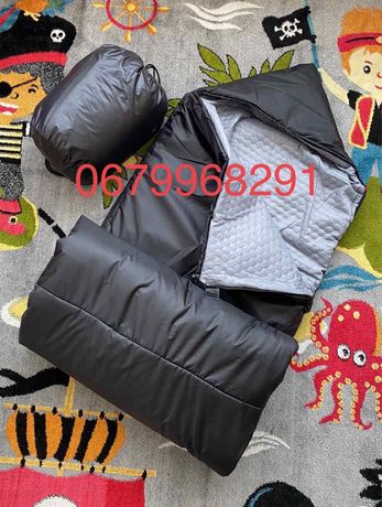 Тёплый спальный зимний мешок по стандартам ВСУ до -30С, 2.30см-75см