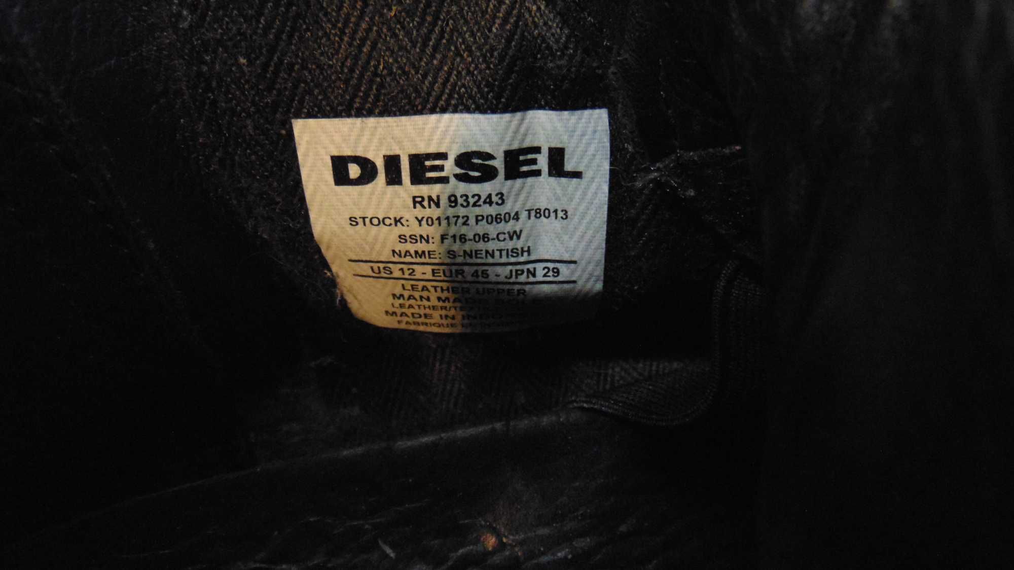 diesel only the brave roz 45 skóra