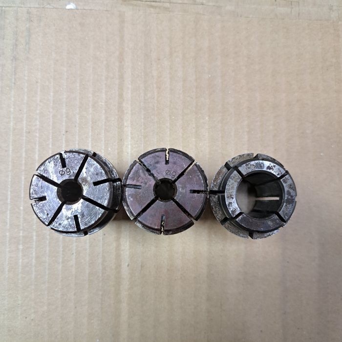 Цанги ER40 до цангового патрону ISO50 (9mm, 20mm). Нові. СССР.