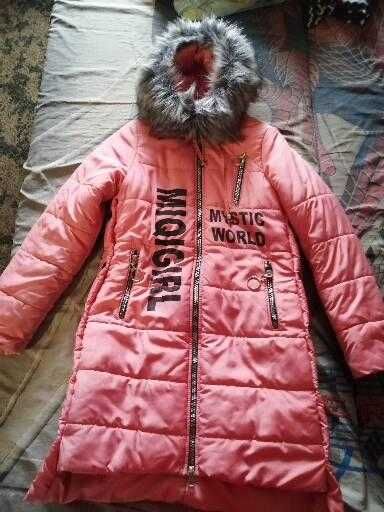 Куртка, пальто зимове на дівчинку