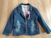 Żakiecik / marynarka jeans r 116/ 122 !!!