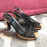 Buty sandałki czarne siateczka CCC 38