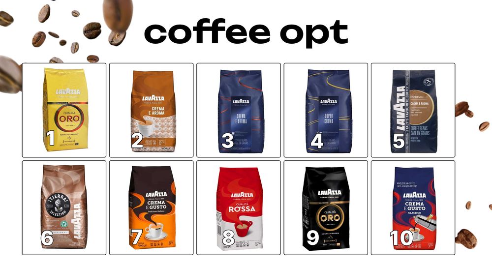 Зернова кава Lavazza Лавацца Лаваца 1кг кава в зернах, для кавомашин
