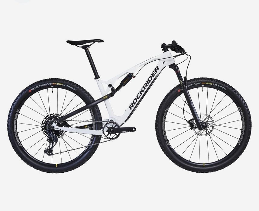 Bicicleta Rockrider BTT Cross Country XC 900 S Quadro Carbono e Alumín
